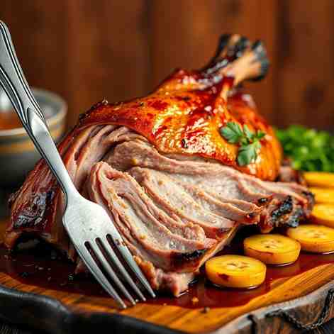 Juicy Bone-In Pork Shoulder Roast - Lechon Asado